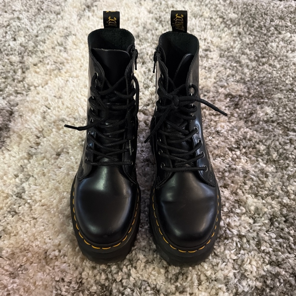 Dr. Martens Black Leather Ankle Boots